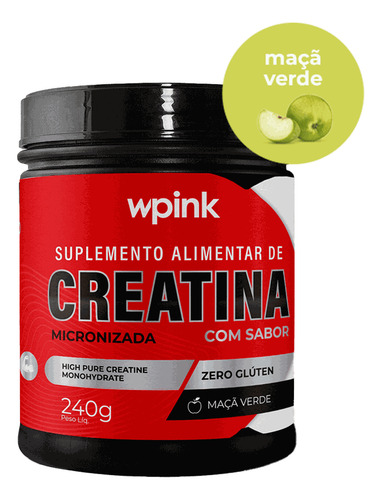 Creatina Monoidratada Maça Verde - Wpink - Virginia