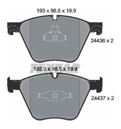 Pastilhas De Freio Diant. Bmw X5 Xdrive50i 4.4 2009-2014 E70