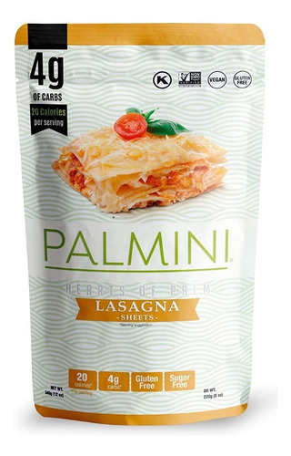 Palmini Pasta Lasagna Vegano Gluten Free Sugar Free