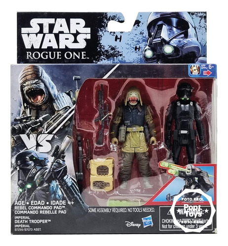 Hasbro - Star Wars - Rogue One Commando Pao Vs Death Trooper