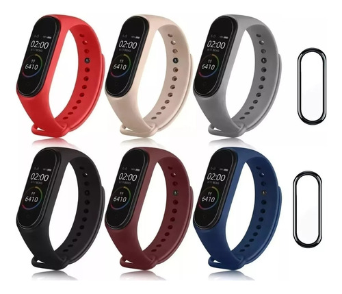 Correa De Reloj De Silicona Para Xiaomi Mi Band 4/3