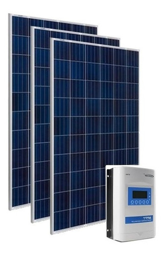 Kit 3x Painel Placa Controlador Mppt Solar Fotovoltaico 150w