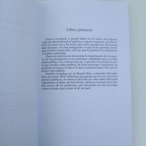 Contrato Social. Jean Jacques Rousseau (Usado)
