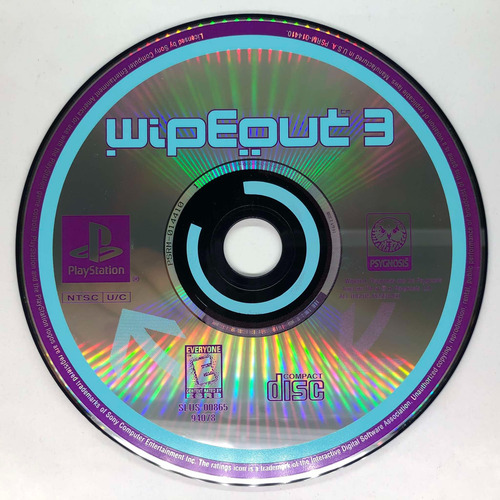 Wipeout 3 Carreras 2000 Playstation Ps1 Retromx (Usado)