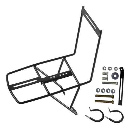 Estante De Carga Delantero Para Bicicleta, De Carga Hierro