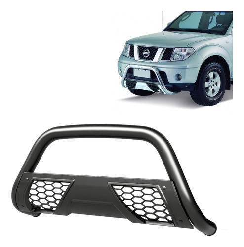 Quebra Mato Esportivo Preto Nissan Frontier Sel 2003 À 2007