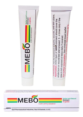 Crema Aliviadora De Quemaduras Mebo Burn Cream Ungüento Para