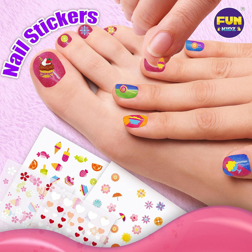 Kit De Decoración De Uñas Para Niñas, Funkidz Nail Studio Ki