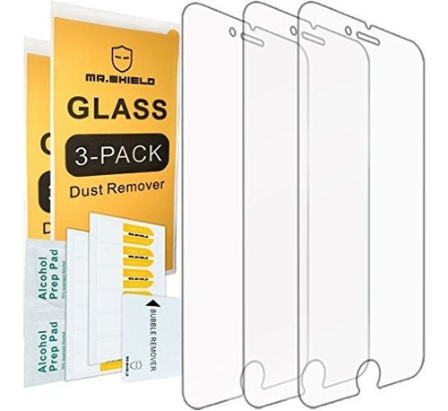 [3-pack] - Shield Para iPhone 8 Plus [vidrio Templado] Prote