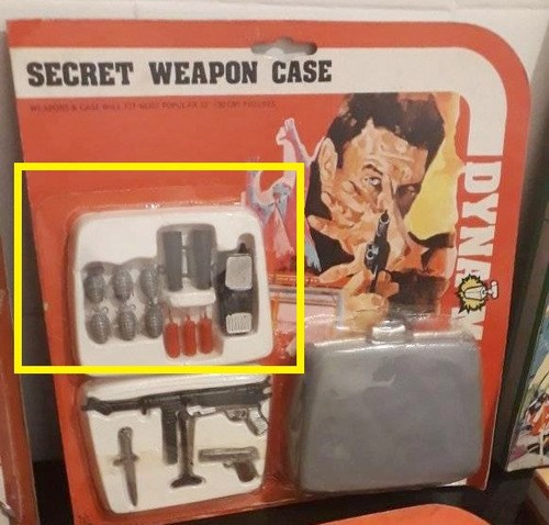 Temerario Dynaman Valija Action Man Gi Joe 12 Pulgadas (Usado)