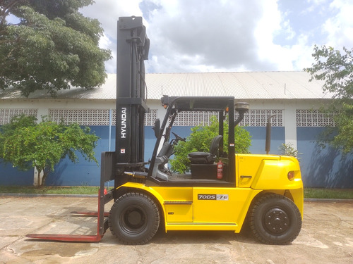 Empilhadeira Hyundai 7,0t * Diesel * 2016 - 7 Toneladas