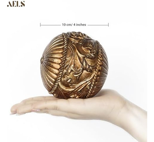 Bolas Decorativas Vintage De 4 Pulgadas, Juego De 3 Esferas