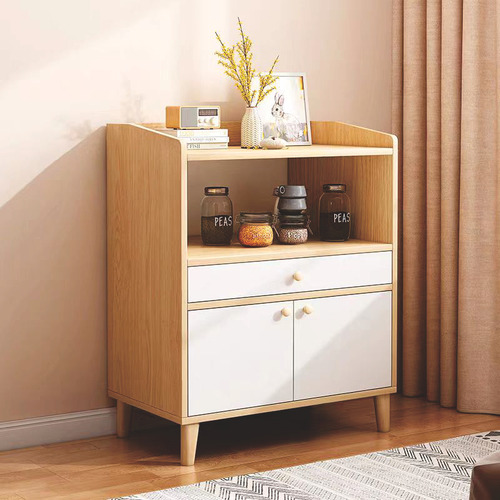Rack Mueble Multius Cajon Para Cocina Y Hogar: Estilo Contem Color Madera Blanco Cálido