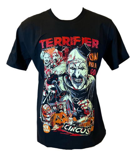 Terrifier Remera Algodon Art Payaso Asesino Terror