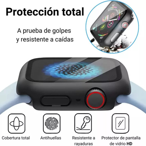 Bumper Protector Para Apple Watch 46mm Serie 10 Negro