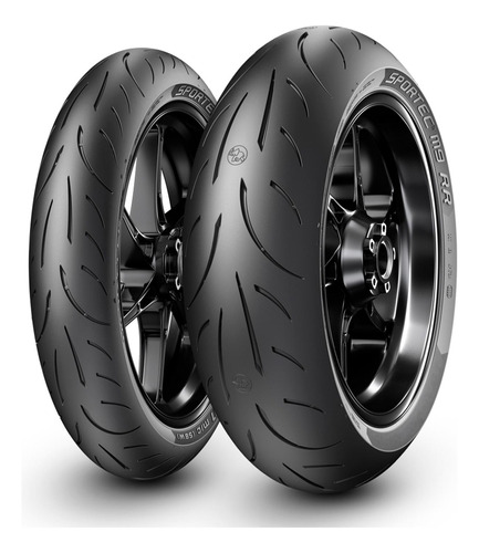 Set Llantas Para Moto 110/70-17 140/70-17 Sportec Metzeler