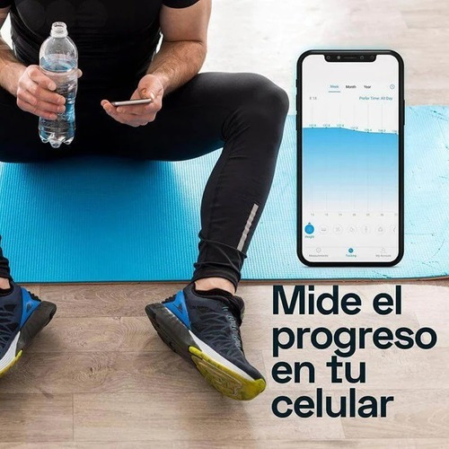 Imagen 6 de 7 de Báscula Digital Pesa Personas Medidor Grasa Corporal Cubitt