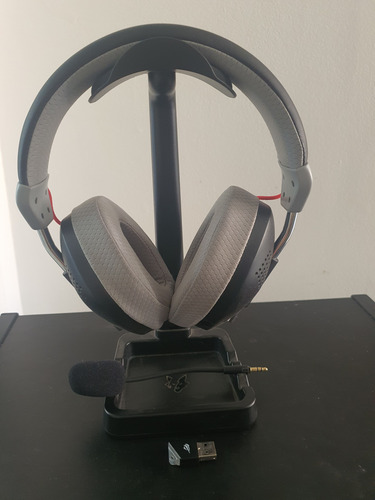 Headset Gamer Sem Fio Havit Fuxi H4 2.4hz Bluetooth Cinza (Usado)