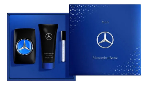 Coffret Man Mercedes Benz Edt 100 ml + Ducha 10 ml, volumen unitario 100 ml