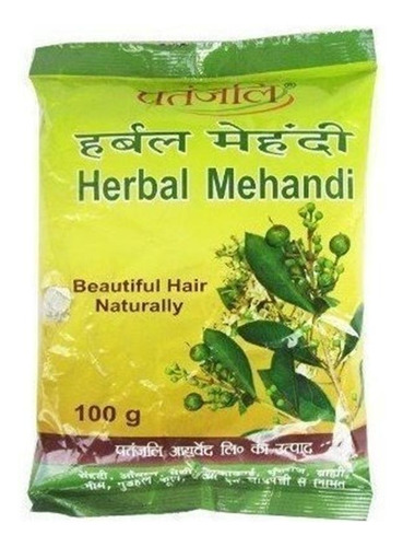 Baba Ramdev - Patanjali Herbal Mehandi For Hair - 100g B