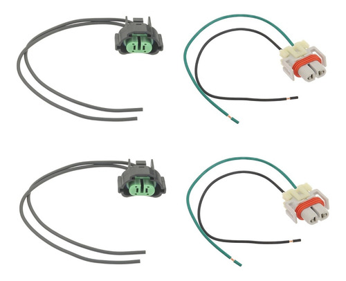 Conectores De Foco H9/h11 Alta/baja Malibu 2004-2012 (4 Pzs)