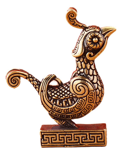 Mini Escultura De Gorrión De Cobre, Recuerdo En Miniatura
