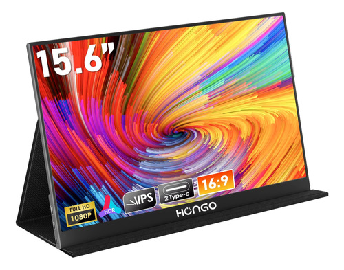 Hongo Monitor Portátil 15.6 1080p Fhd Usb-c Monitores Portát