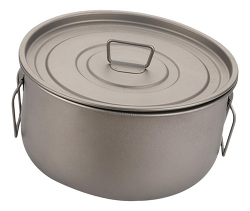 Juego De Cocina De Acampada De Titanio Para Exteriores, Olla