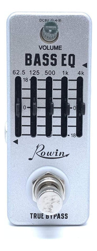 Rowin Lef-317b Bass Eq Pedal 5 Banda Gráfico Ecualizador Ped