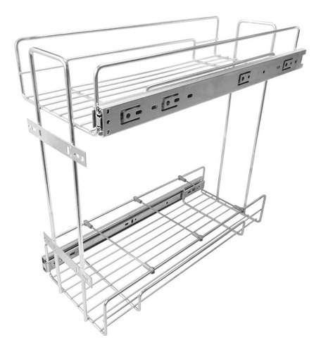 Porta Temperos Latas Óleo Deslizante Duplo Inox Jomer 3367