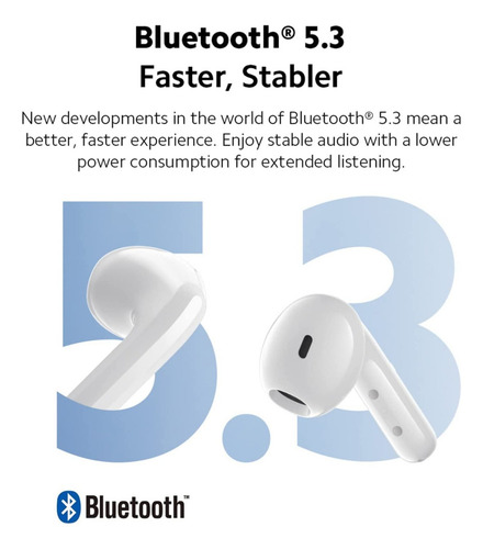 Auriculares In-ear Gamer Inalámbricos Xiaomi Redmi Buds 4 Li Blanco