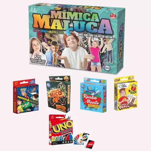 Jogo Quem é ( Estilo cara a cara) + O Equilibrista Maluco+ Mimica+ Ludo- 04  Jogos Divertidos