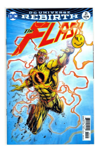 Flash 21 Dc Comics 2017 Variante Lenticular Jason Fabok (Usado)