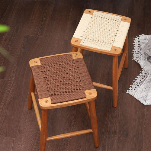 Ooksen Taburete De Comedor Taburete De Bar De Madera Sin