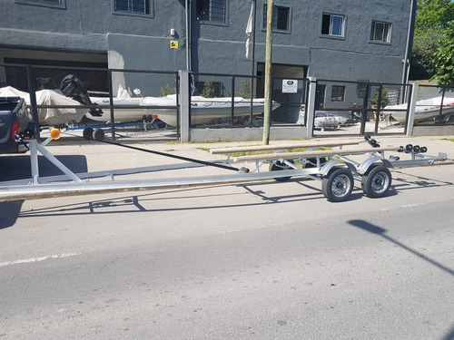Trailer Para Semirrigido Lancha Moto De Agua Bote Homologado