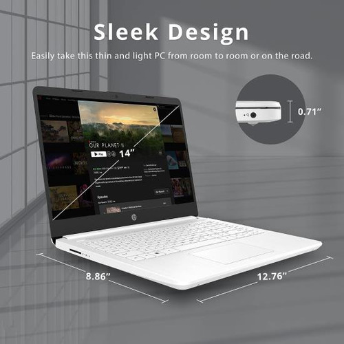 Laptop Hp Premium 14 Stream Hd, Cpu Intel Celeron N4120, 4 1