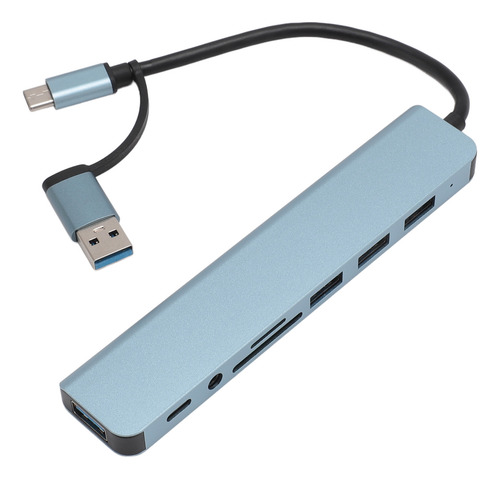 Adaptador Multipuerto Usb 3.0 Hub C 8 En 1 2.0 Tipo C Fast D