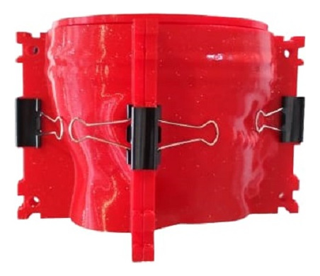 Molde Tl 3d Cara Africana Rojo