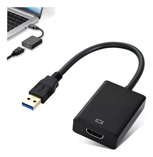 Adaptador Convertidor Usb 3.0 A Hdmi Full Hd 1080p Win7/8/10