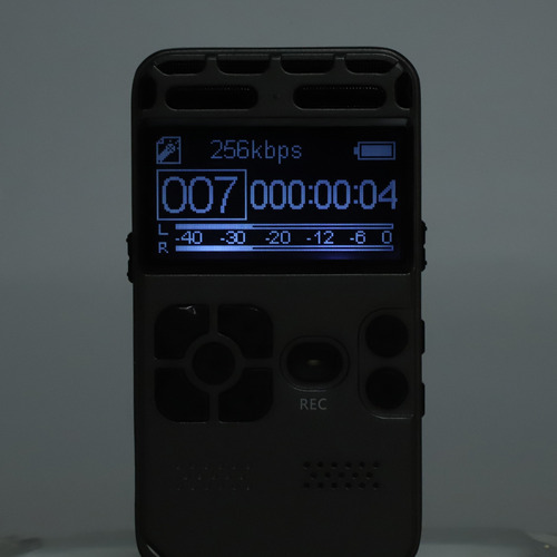 Grabadora De Voz Estéreo Digital Lcd A Color De 3,7 V, 8 G Y