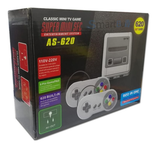 Mini Consola Retro Super Family Juegos Clásicos 2 Controles