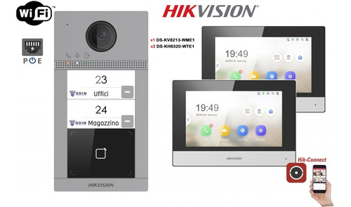 Kit Video Portero Ip Hikvision 2depar. 429usd.