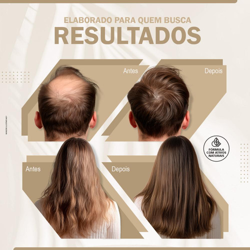 Tônico Capilar Poderoso Antiqueda Crescimento Fortalecedor