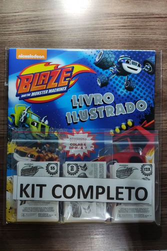 Álbum De Figurinhas Blaze Completo Para Colar (Usado)