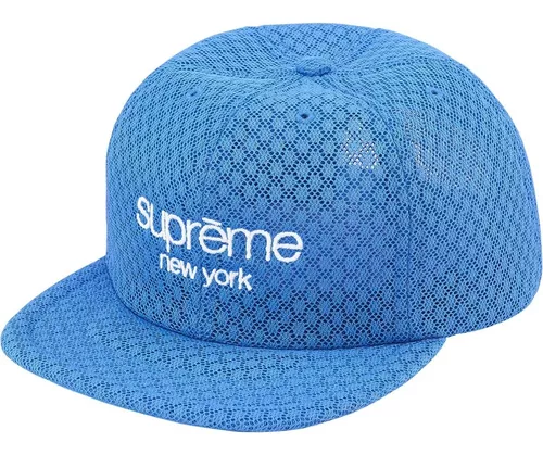 Vista Posteridad concierto Gorra Supreme Classic Logo Mesh 6 Panel Original Snapback