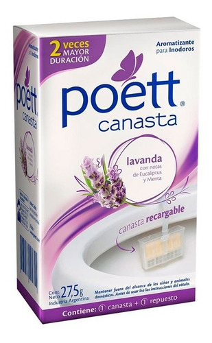 Poett Canasta Inodoros 27,5gr 