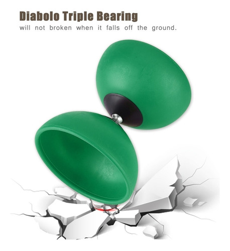 X Nuevo Juego Rodamientos Triple Diabolo Yoyo Chino