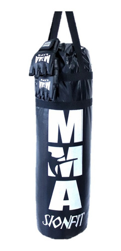 Saco De Boxeo+par De Guantes Mma+soporte