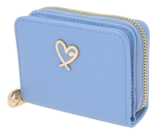 Cartera Gorett Tracy Gs25093-9 Color Azul Claro Diseño De La Tela Liso