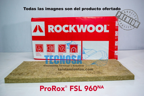 Imagen 2 de 10 de Placa De Lana Mineral De Roca (aislante Térmico-acústico)